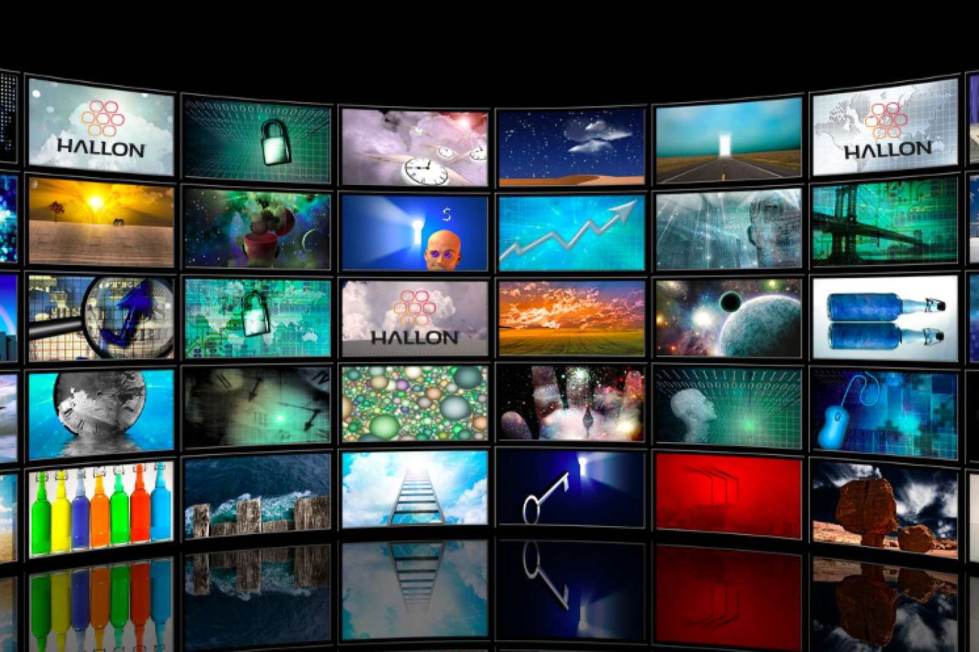 ¿Cómo es la oferta de seguimiento de Televisión y Radio de Hallon que no tiene igual en el mercado?