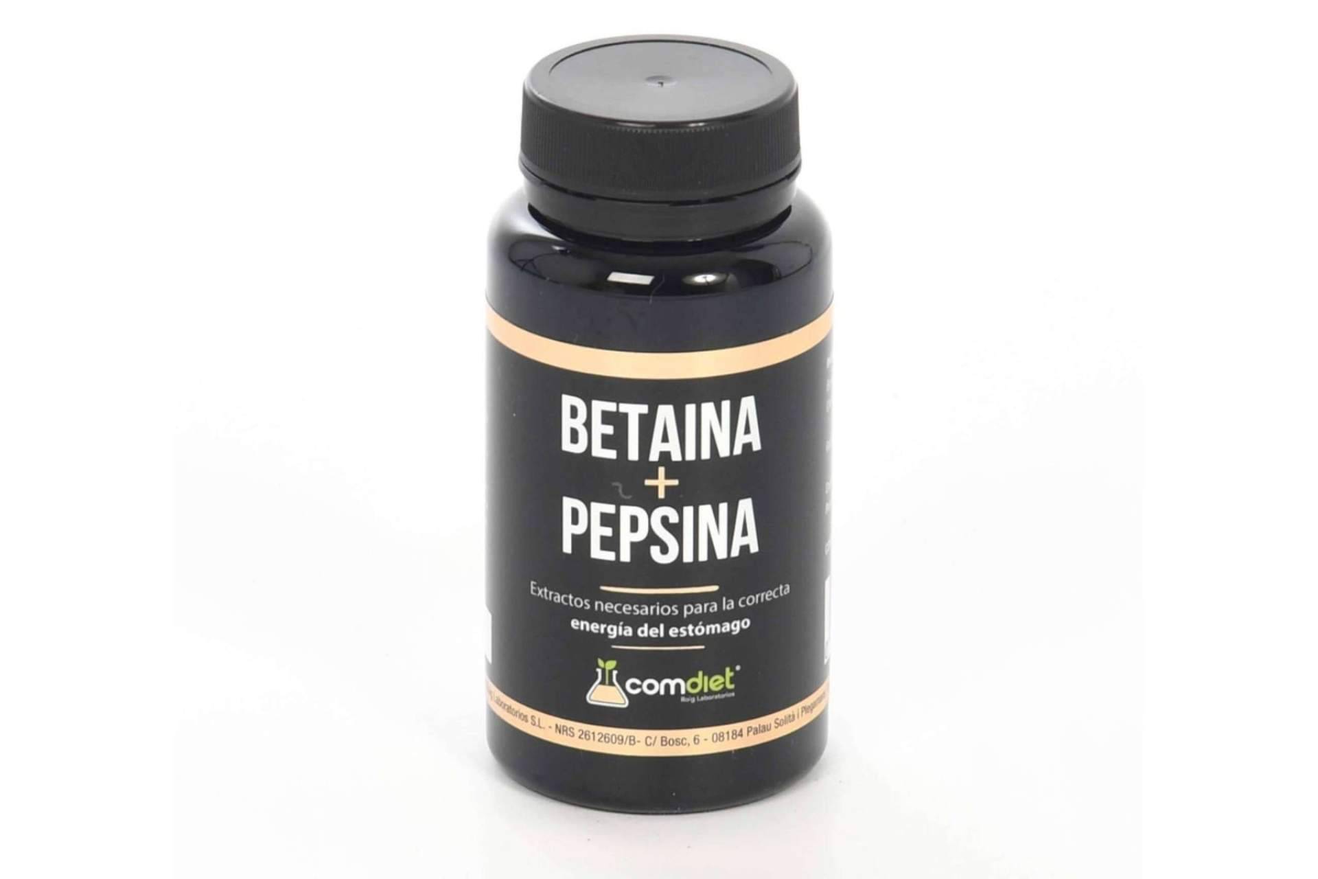 El complemento de venta online que potencia las funciones estomacales, Betaína + pepsina