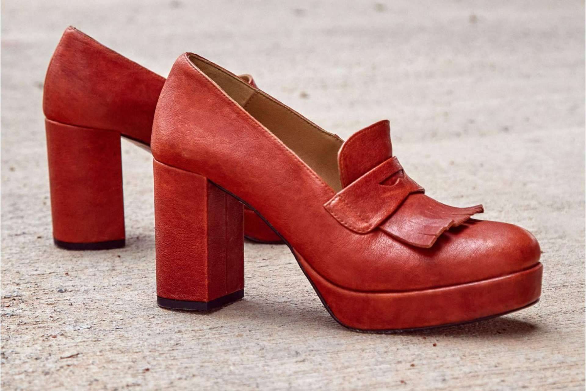 Comodidad y diseño de la mano de Audley Shoes, zapatos de tacón con diseño estilo mocasines