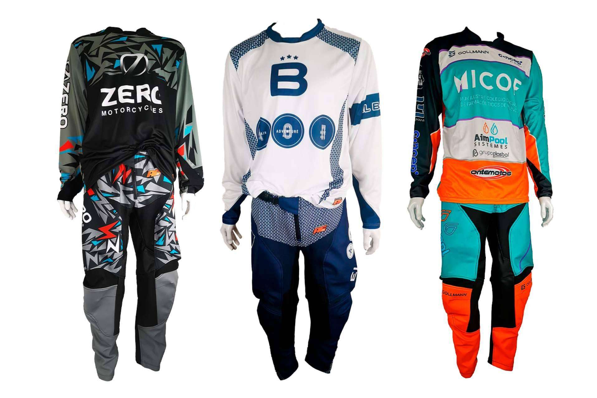Practicar motocross y enduro con ropa personalizada