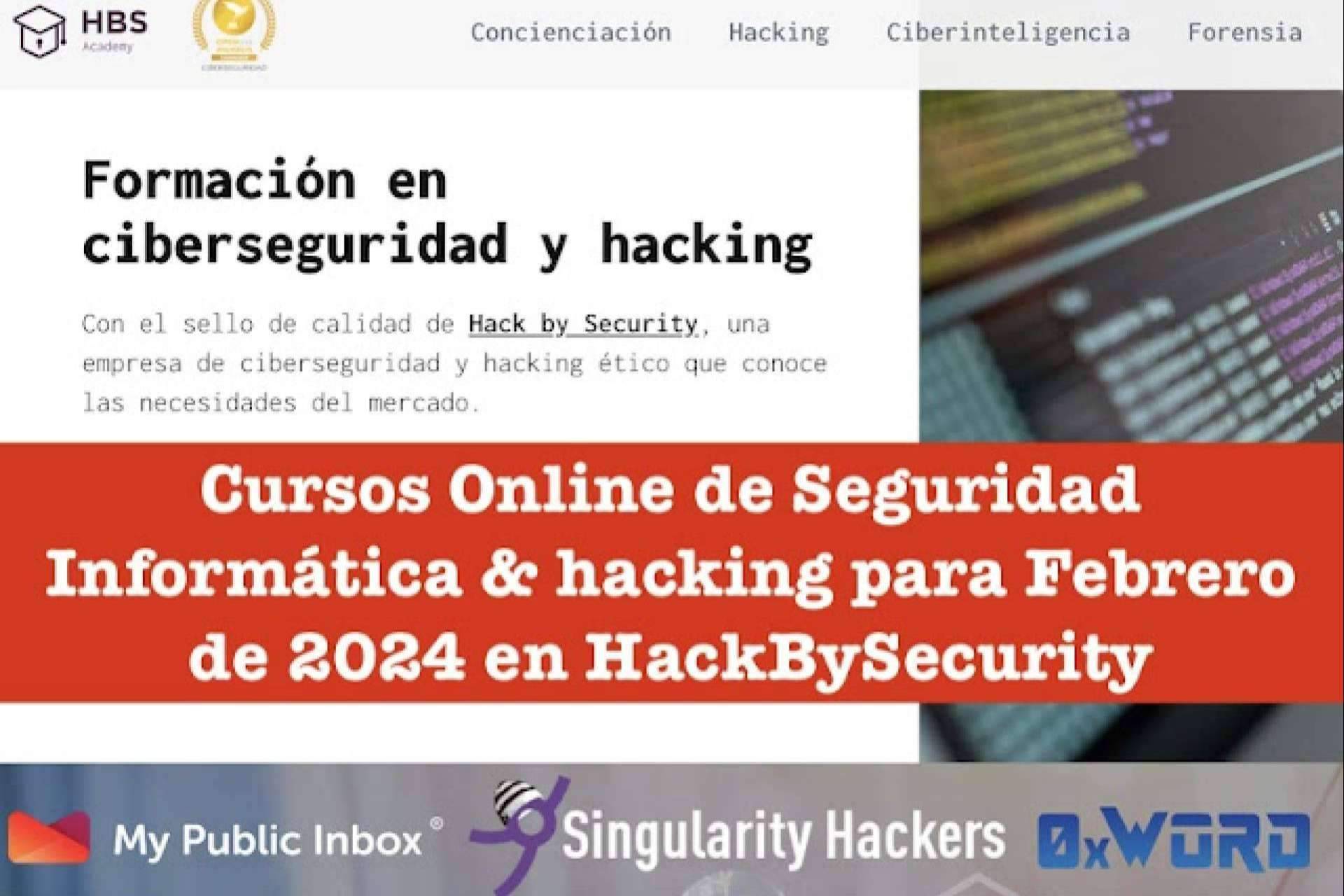 Hack by Security ofrece nuevos cursos de Inteligencia Artificial, OSINT y Hacking