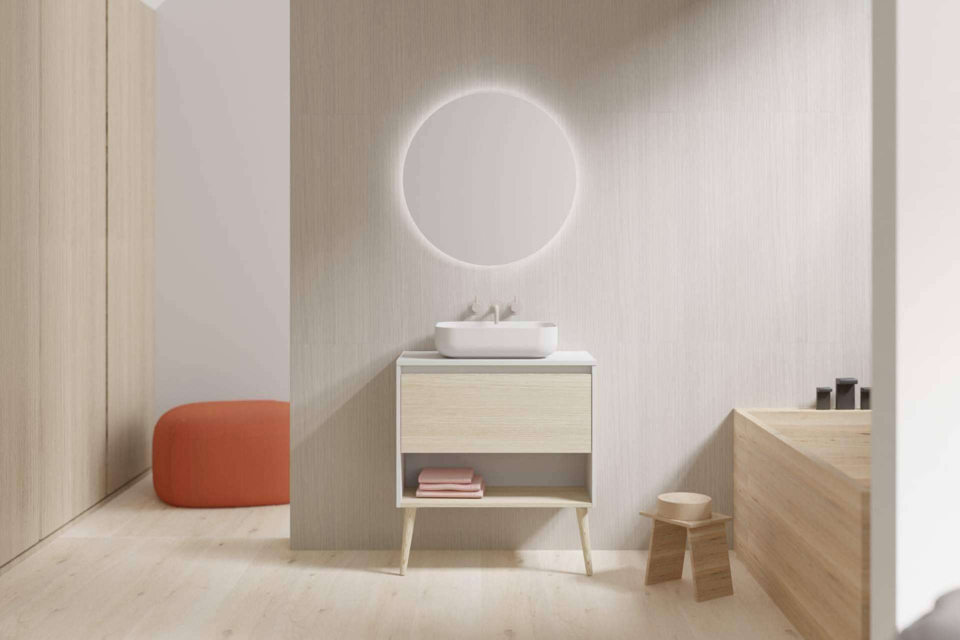 Mamparas Blau ofrece un amplio catálogo de muebles para el baño