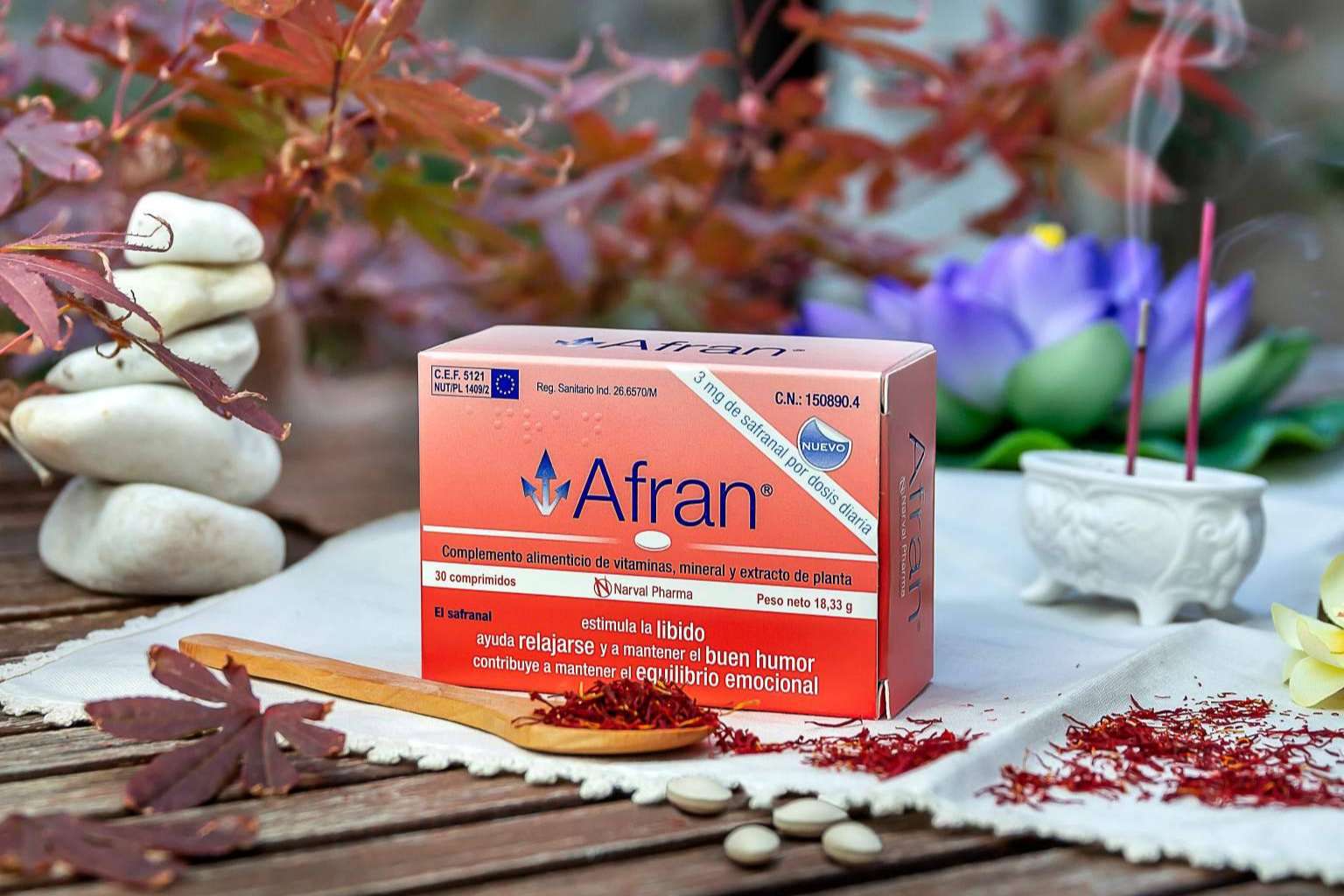 Afrán de laboratorios Narval Pharma ayuda a mantener el equilibrio emocional y el buen humor