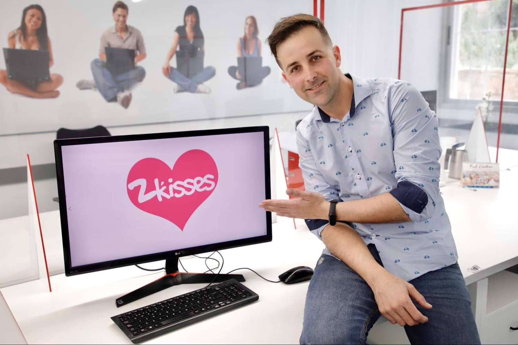 Una nueva forma de conocer gente gracias a Jaime Ripoll y 2kisses