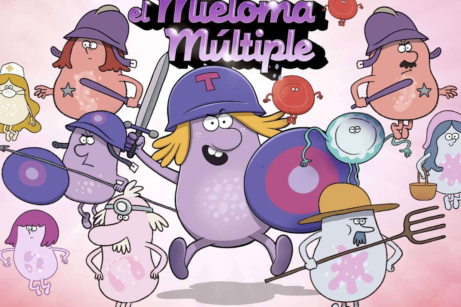 El corto de animación 'Descubriendo el mieloma múltiple' doblado al inglés por la Comunidad Española de Pacientes con Mieloma Múltiple (CEMMp)