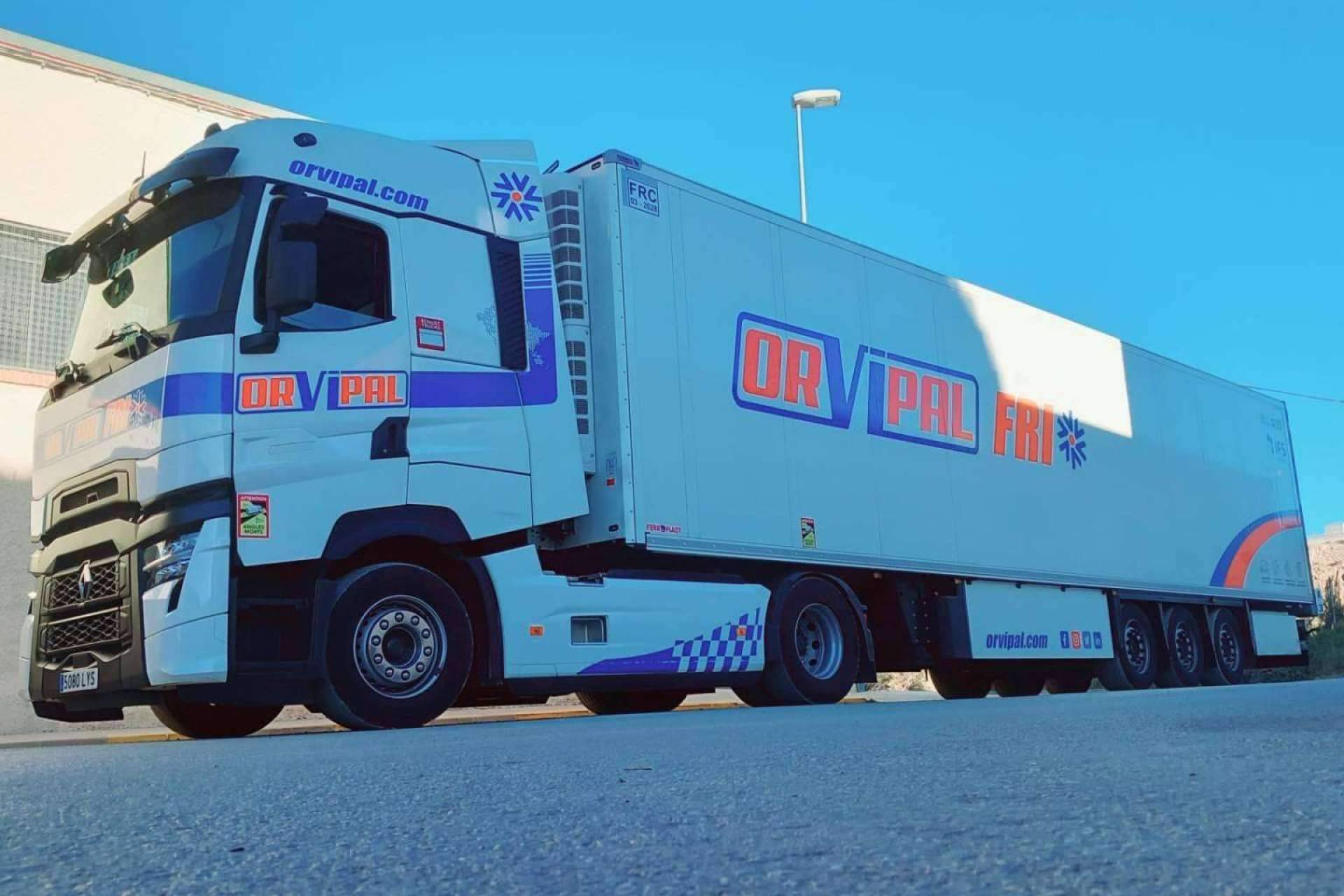 Transporte frigorífico en España, con Orvipal