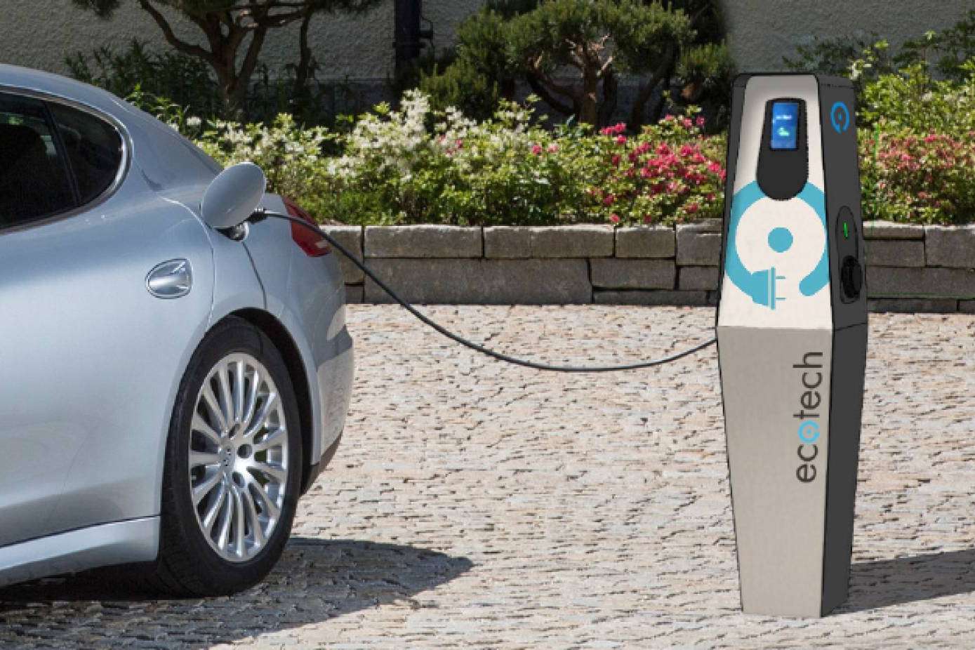 Instalación de punto de recarga para vehículos eléctricos, con Ecotech