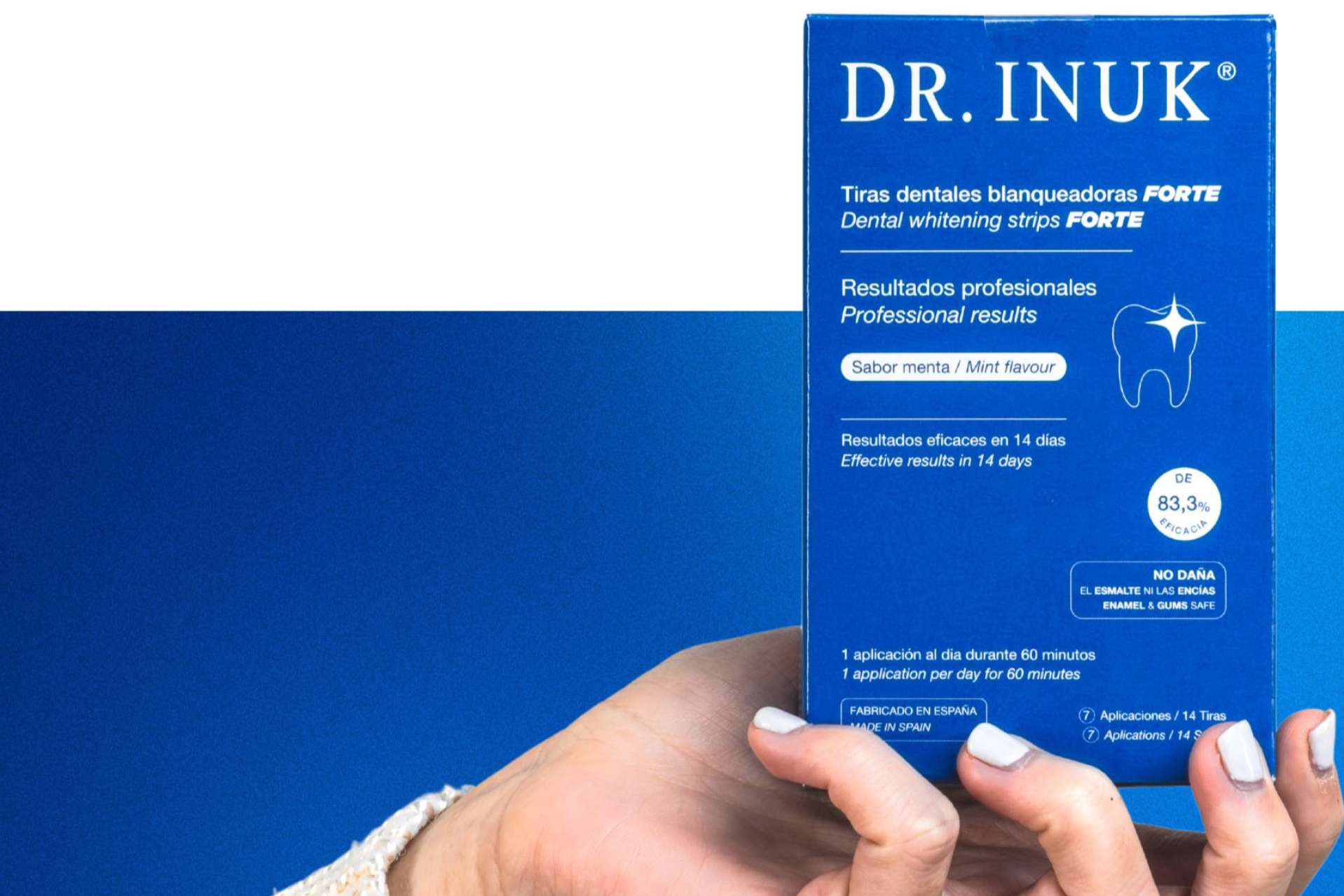 Las tiras de Dr. INUK ayudan experimentar la revolución del blanqueamiento dental