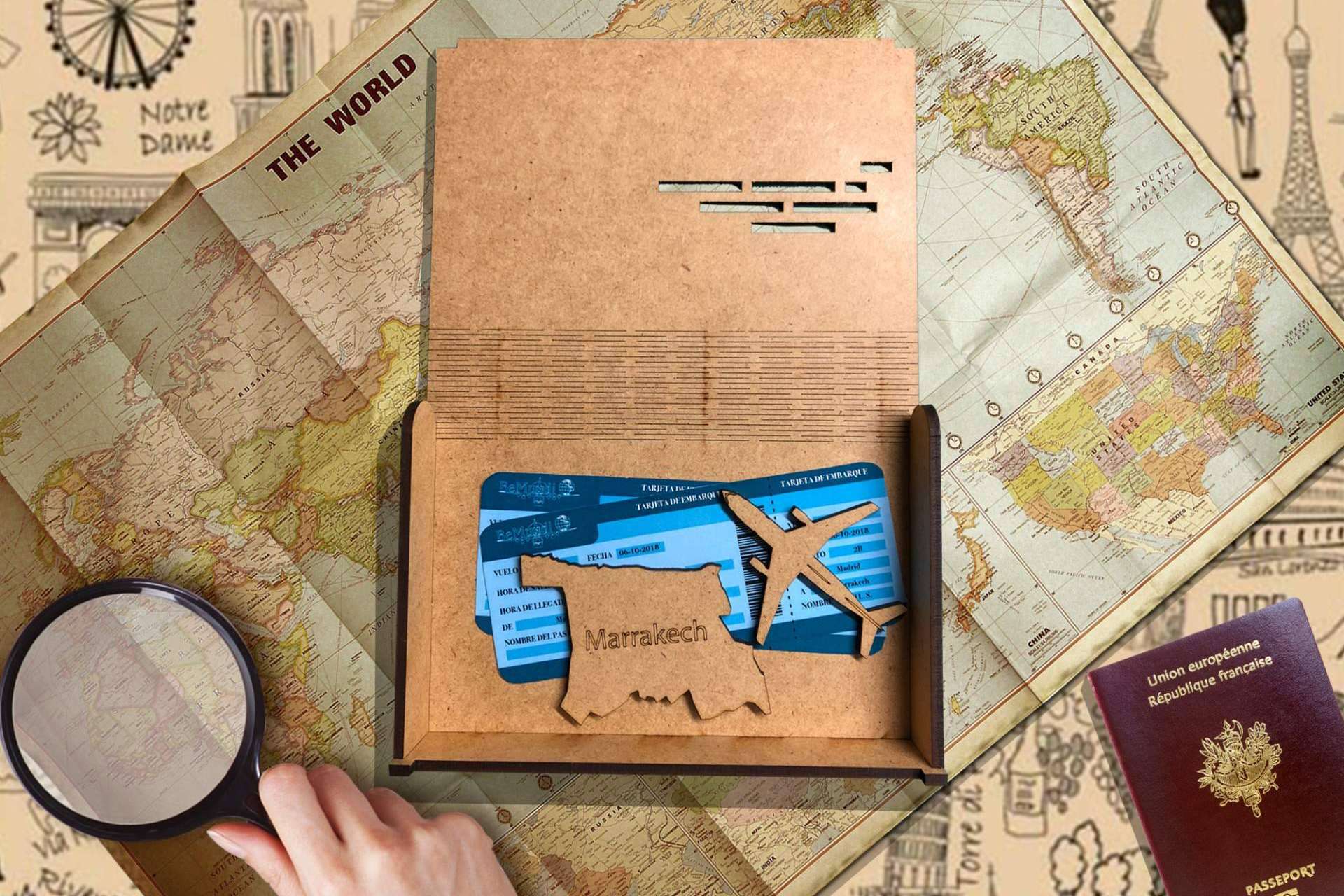 La caja viajera, una forma original de regalar un viaje sorpresa con BeMundi