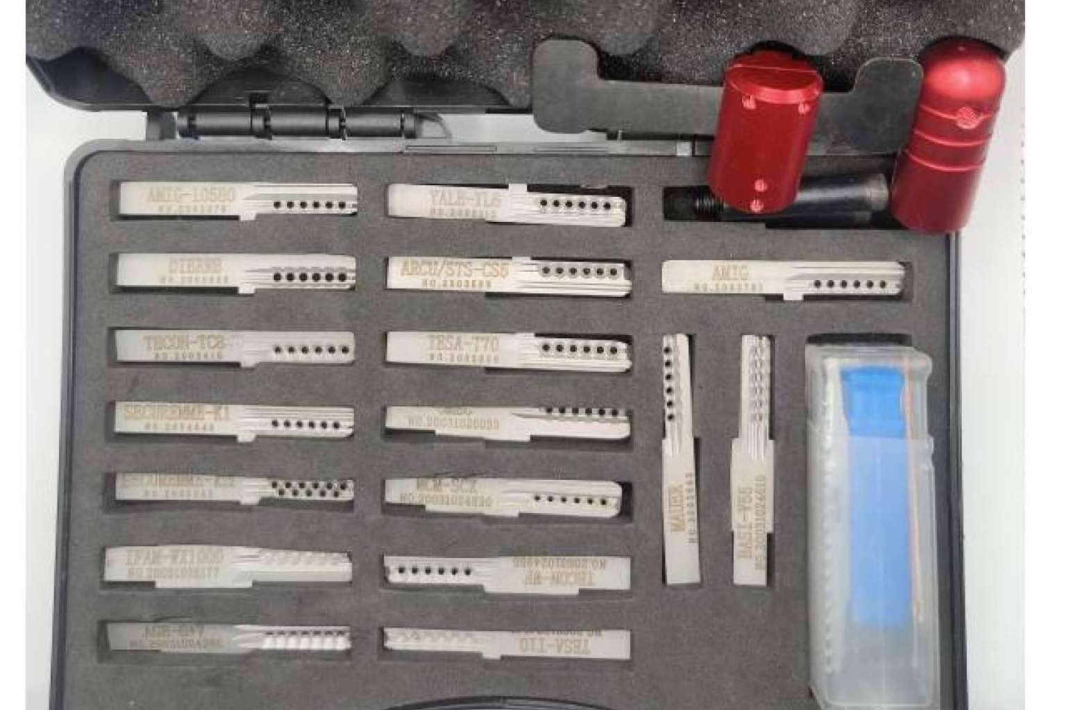 El maletín perfecto del cerrajero con la caja de herramientas de Ganzúas Cerrajería
