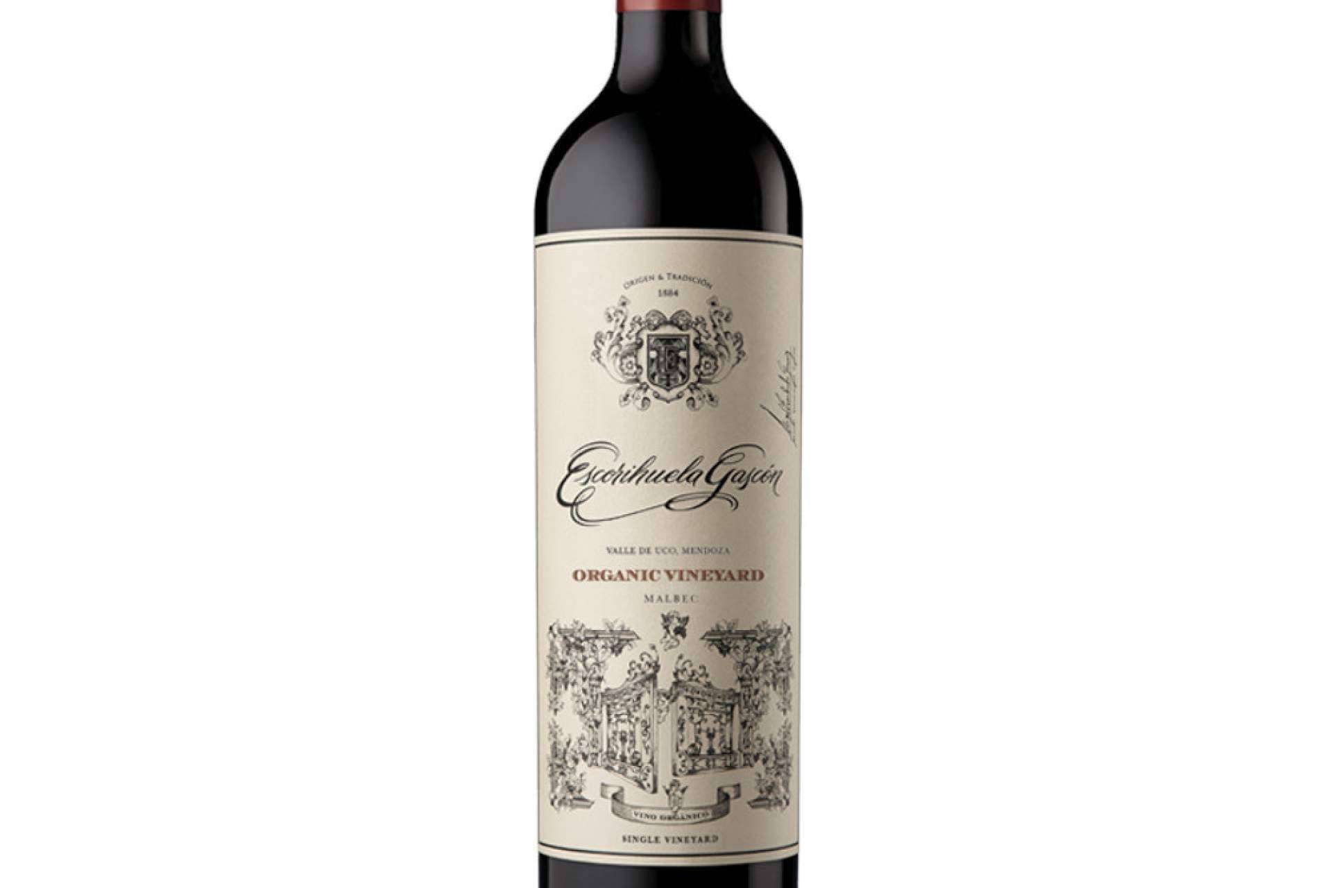 Vino argentino orgánico Vineyard Malbec Escorihuela Gascón