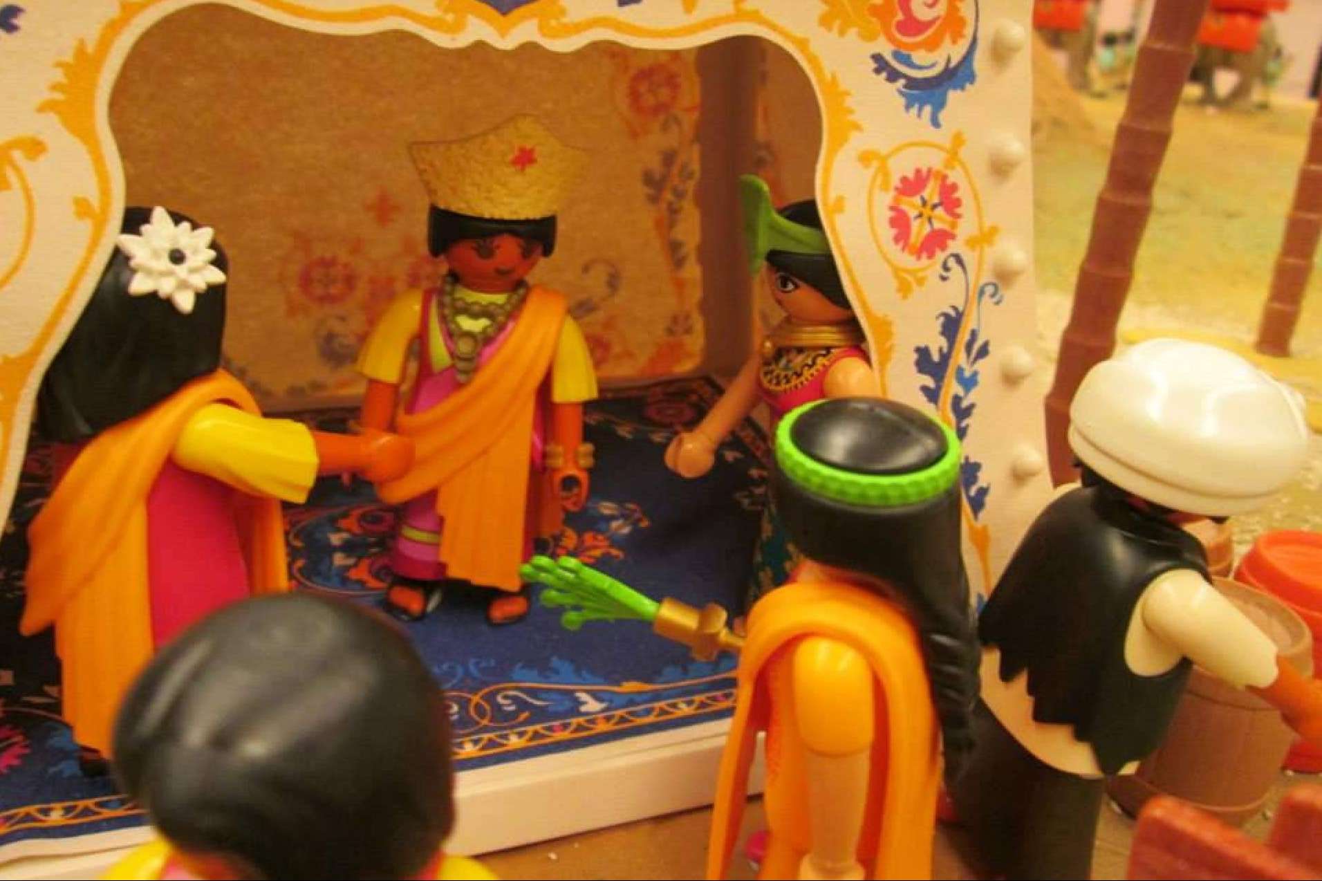 El Mercado del juguete de Madrid presenta la navidad con playmobil