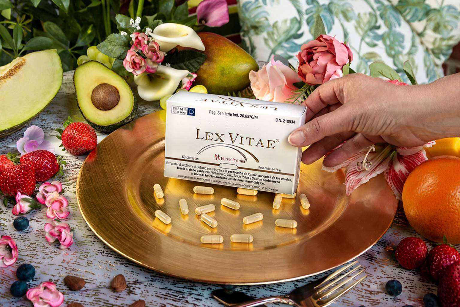Lex Vitae de Narval Pharma, el antioxidante oral completo para la salud y belleza