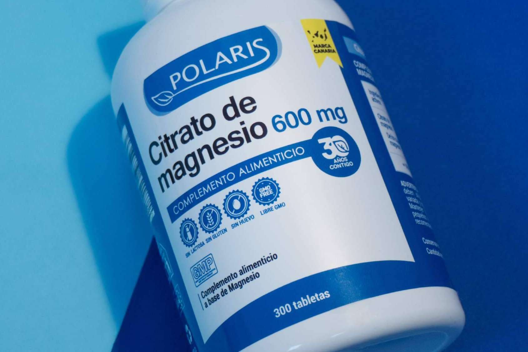 Citrato de Magnesio de Polaris Fórmula en formato ampliado de 300 comprimidos