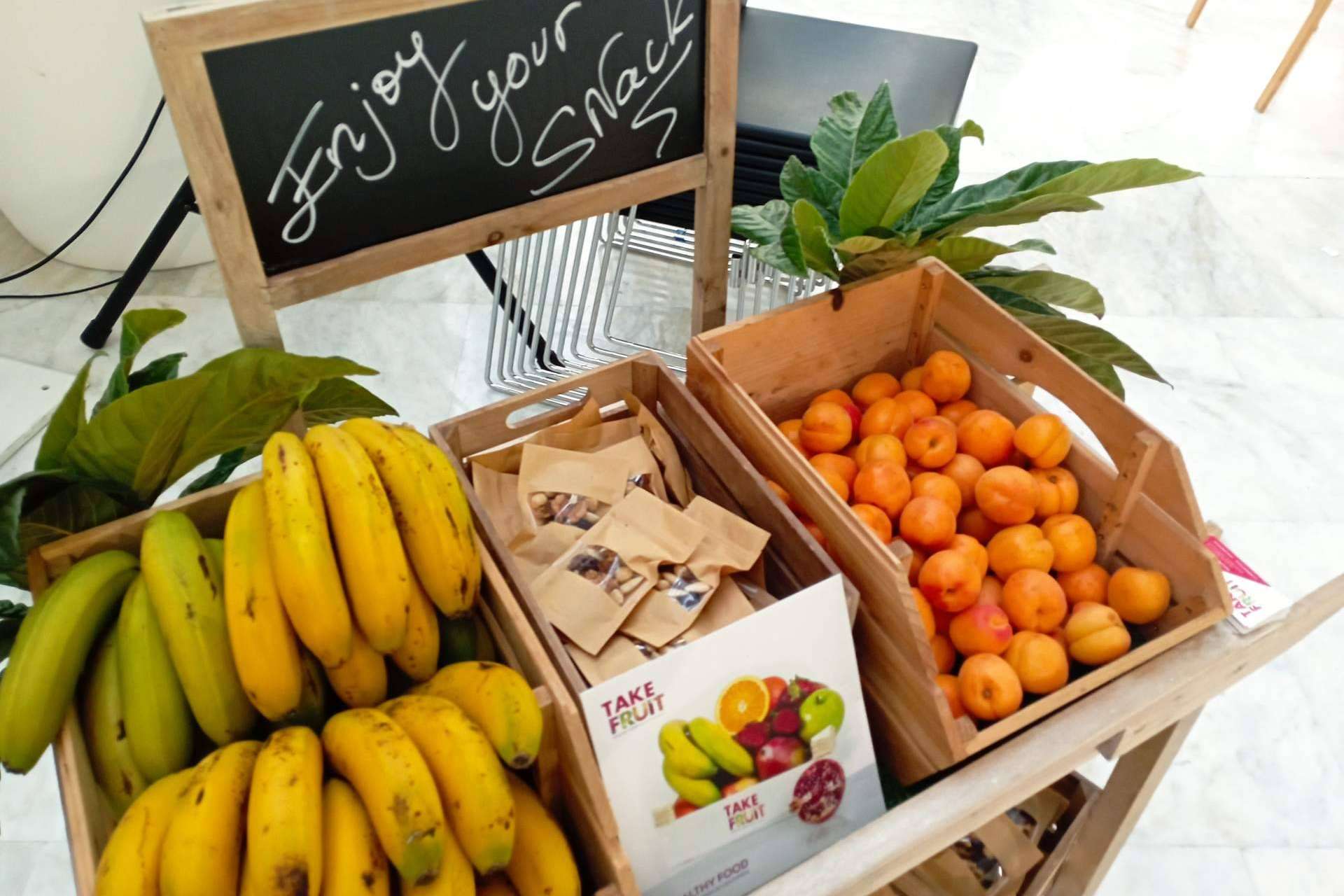 Take Fruit refuerza su compromiso con la salud laboral a través de su servicio de fruta para empresas y oficinas