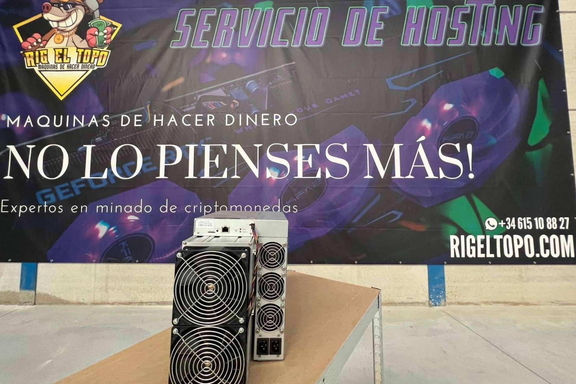 ¿Es posible minar criptomonedas sin ruido? Rig El Topo lo hace realidad