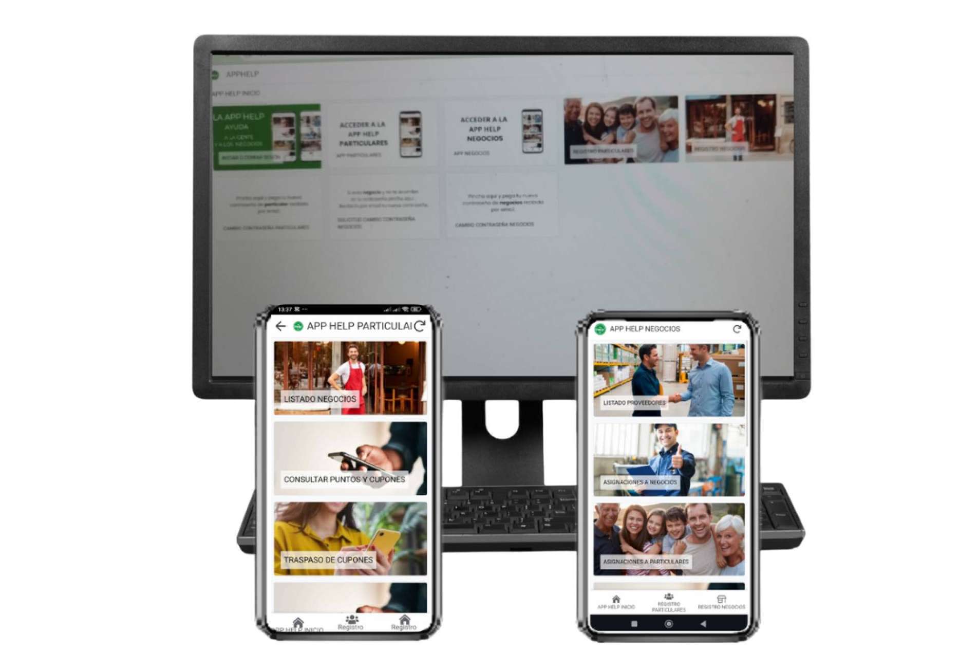 APP HELP impulsa a particulares, empresas y negocios adheridos con visibilidad gratuita en redes sociales