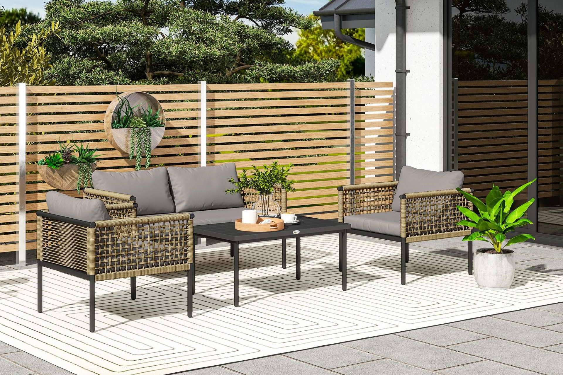Diseño y funcionalidad marcan las tendencias en muebles de jardín, según Aosom.es