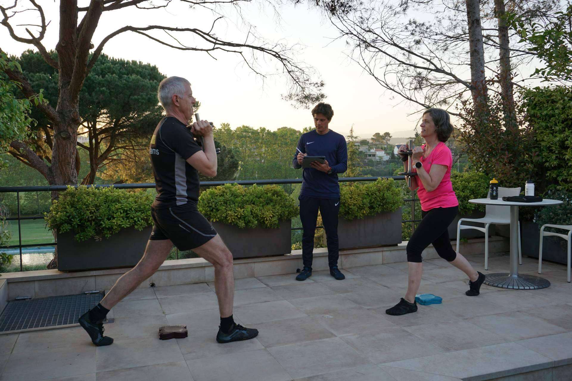 Manel Pardo ofrece entrenamiento personal a domicilio en Sant Cugat con planes adaptados y motivación continua