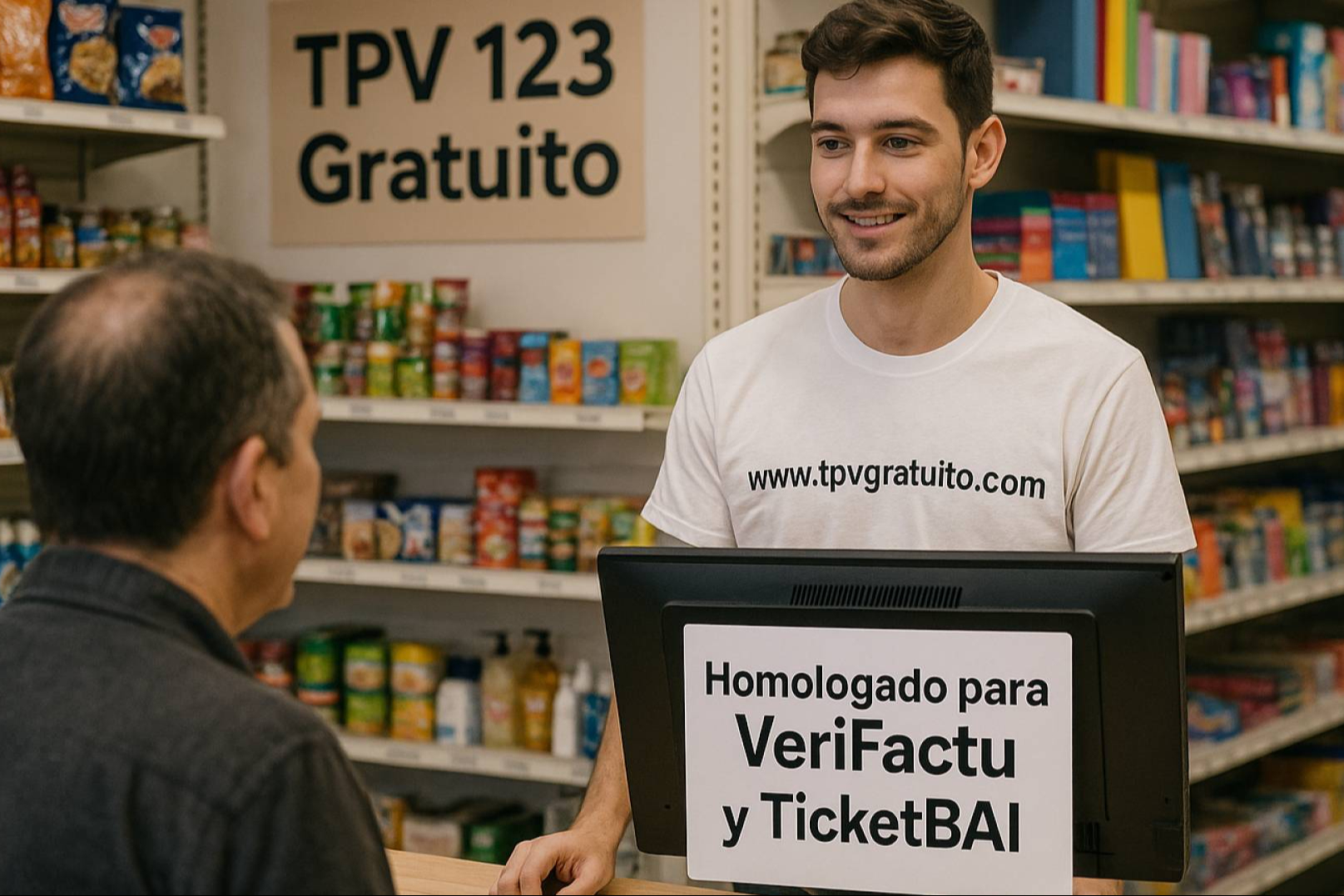 El software TPV gratuito para talleres, peluquerías y comercios que ya cumple con TicketBAI y VeriFactu