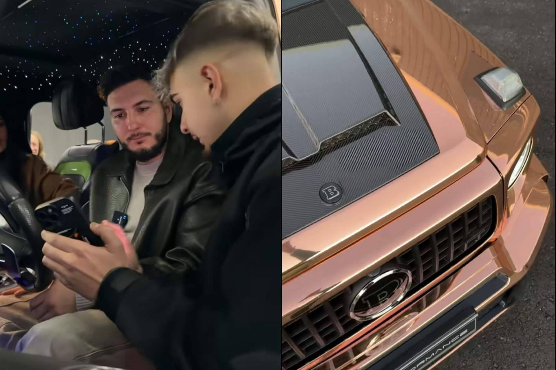 El Mercedes de 'Oro Rosa' de Omar Montes; ¿genialidad o el exceso del año?