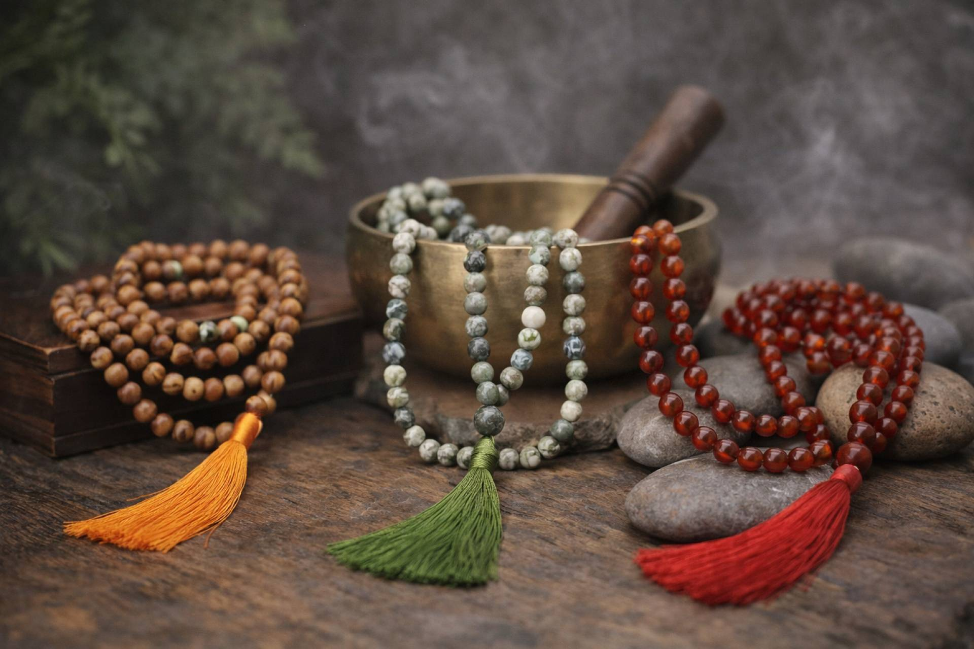 Qué es un japa mala de piedras naturales, cuál es su origen y cómo se elige
