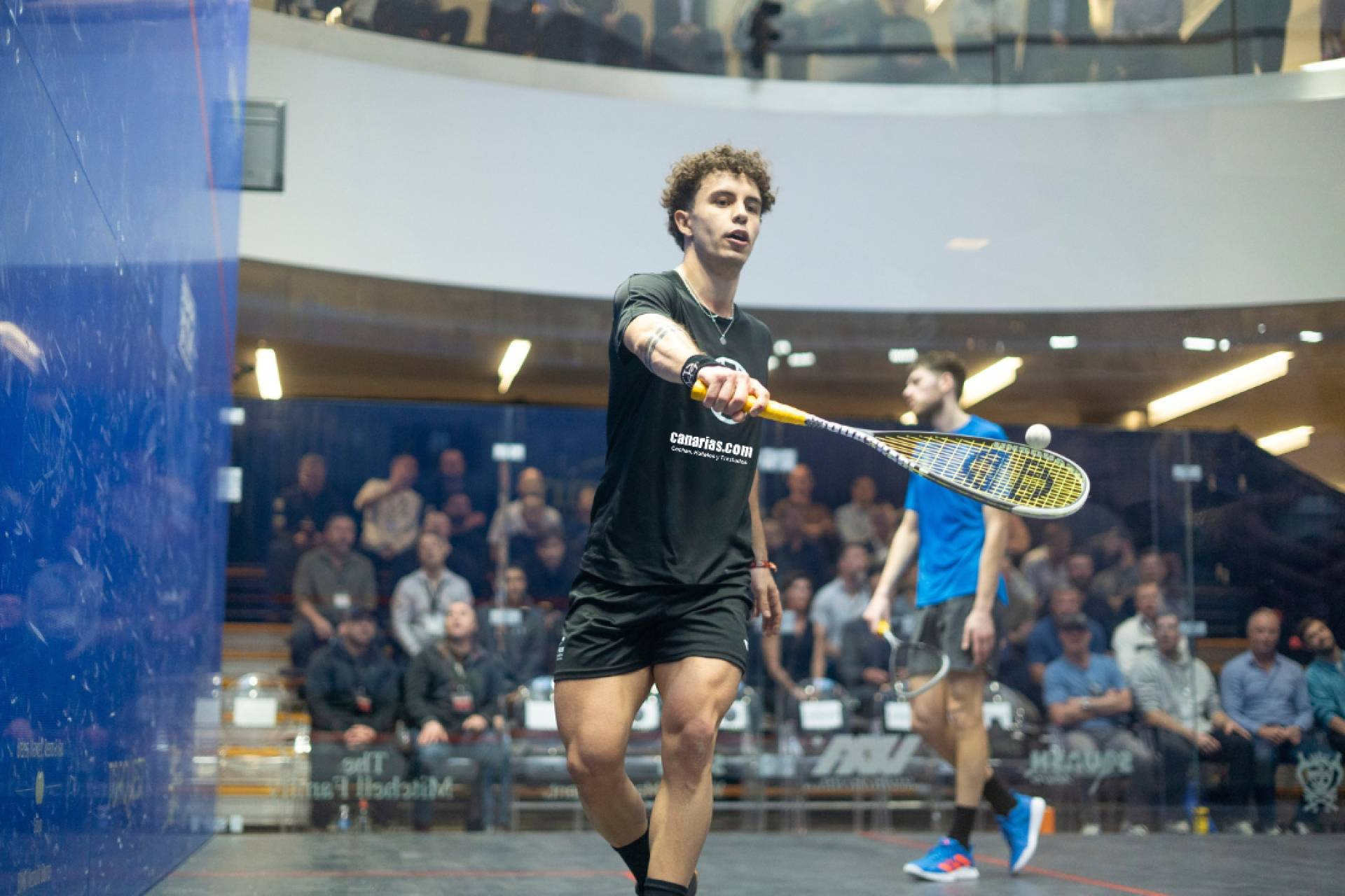 Iván Pérez; promesa del squash español. Un tinerfeño con el apoyo de su tierra