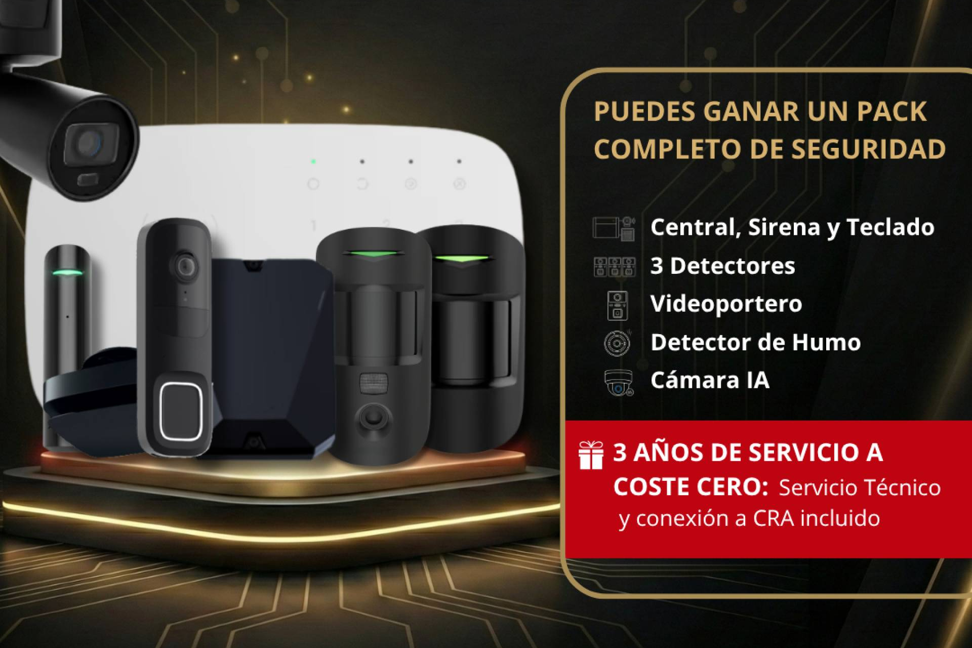 Un sorteo sin precedentes en Extremadura; un pack completo de seguridad