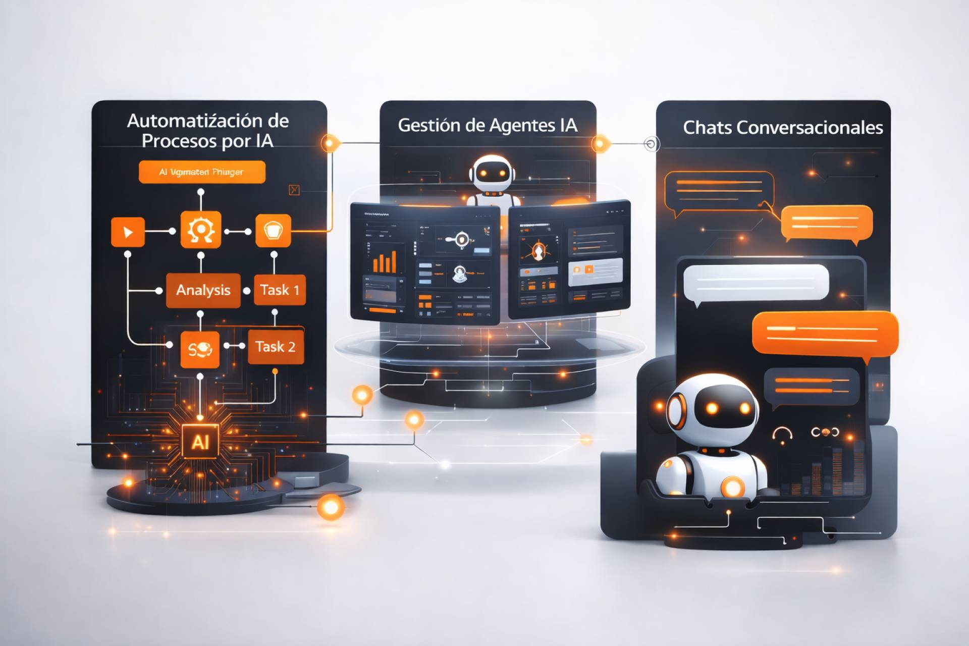 Cómo los agentes de IA y chatbots revolucionan la atención al cliente y los procesos empresariales